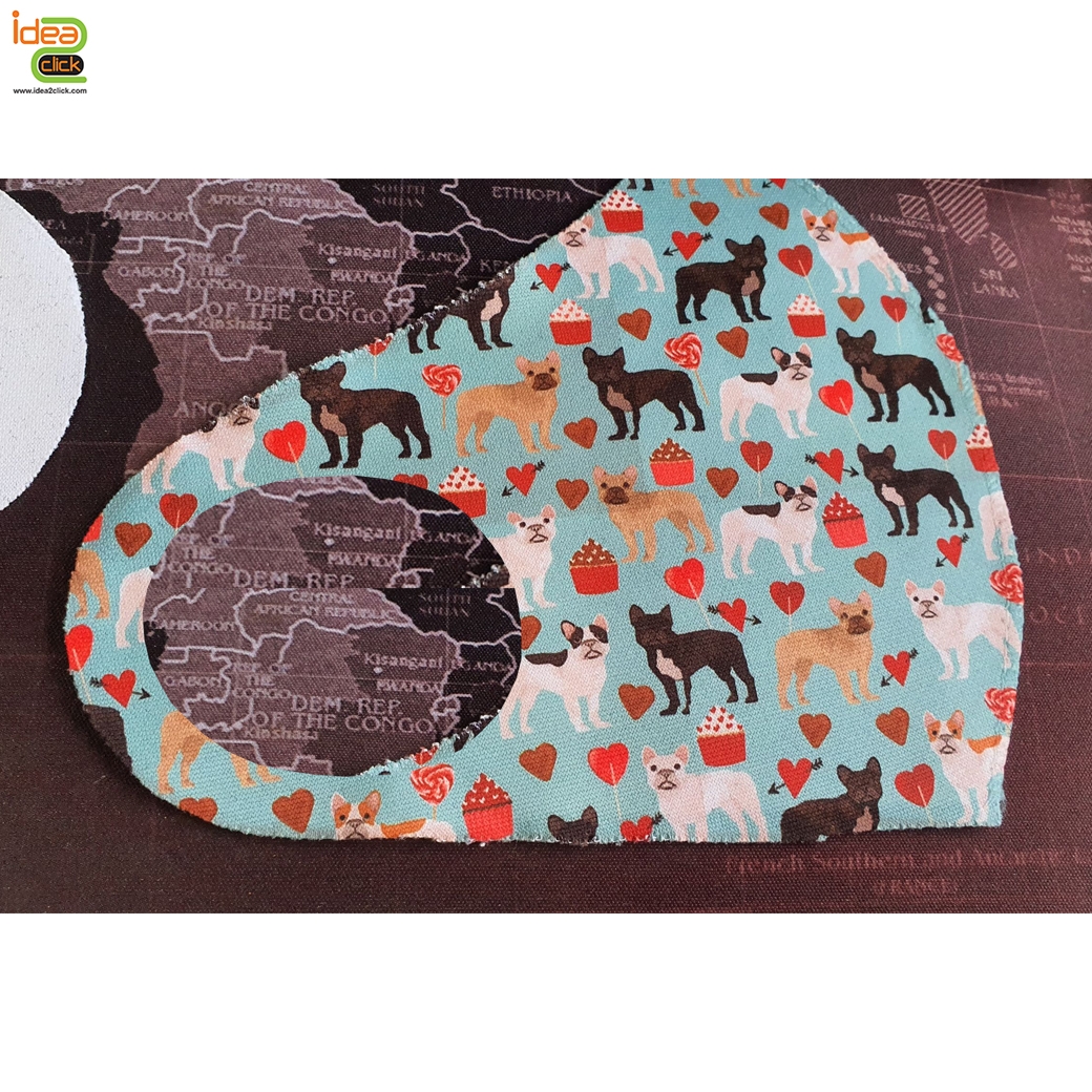 Nano 3D Mask หน้ากากผ้าแบบเก่า Nano คุณภาพเยี่ยม สีขาว สำหรับพิมพ์ภาพ หมึกซับสีสด สวยงาม