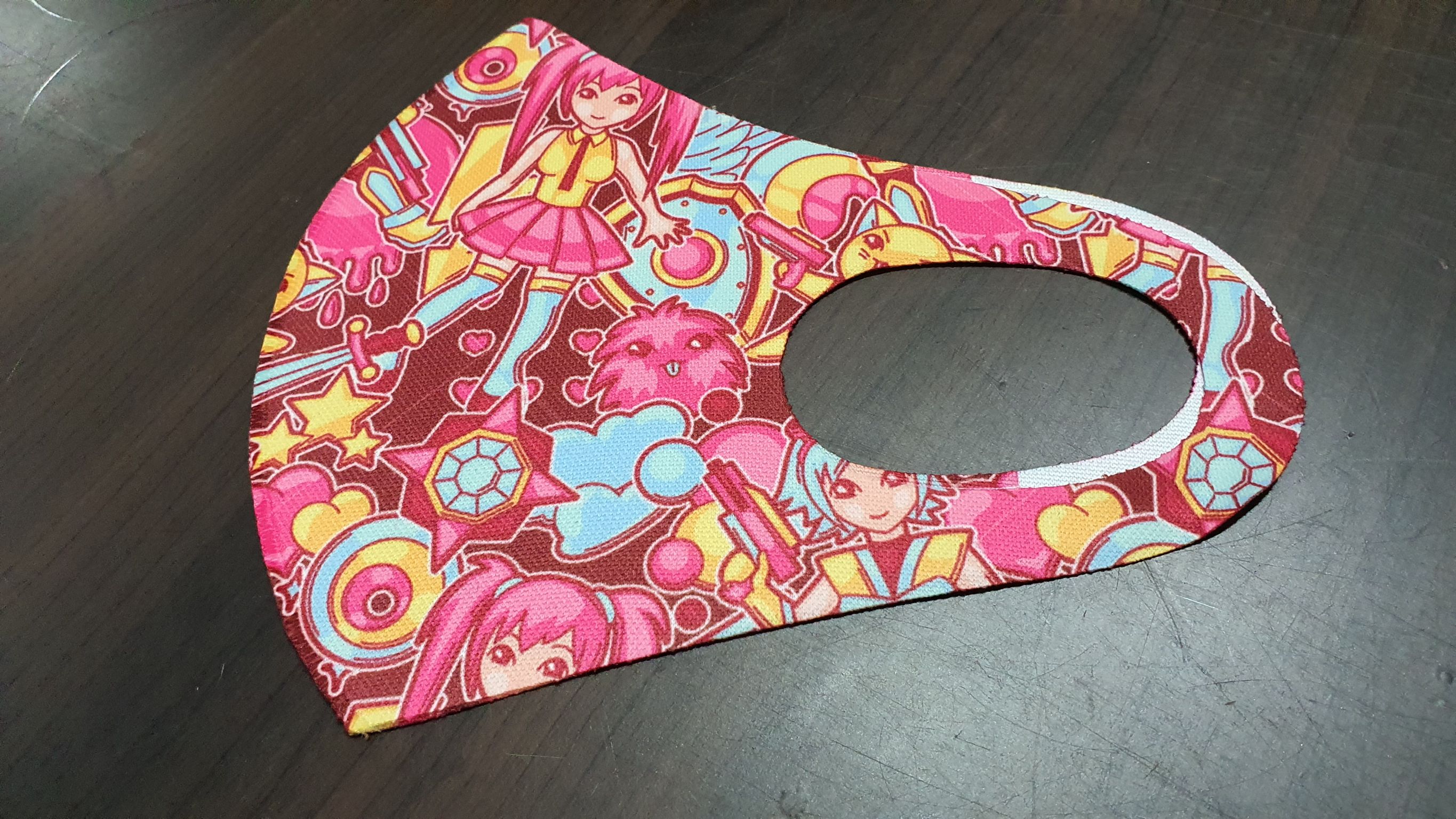 Nano 3D Mask หน้ากากผ้าแบบเก่า Nano คุณภาพเยี่ยม สีขาว สำหรับพิมพ์ภาพ หมึกซับสีสด สวยงาม